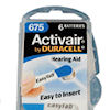 Duracell Activair DA675 (Blue Tab) 650 mAh hearing aid batteries 1.45v Easy Tab Packs